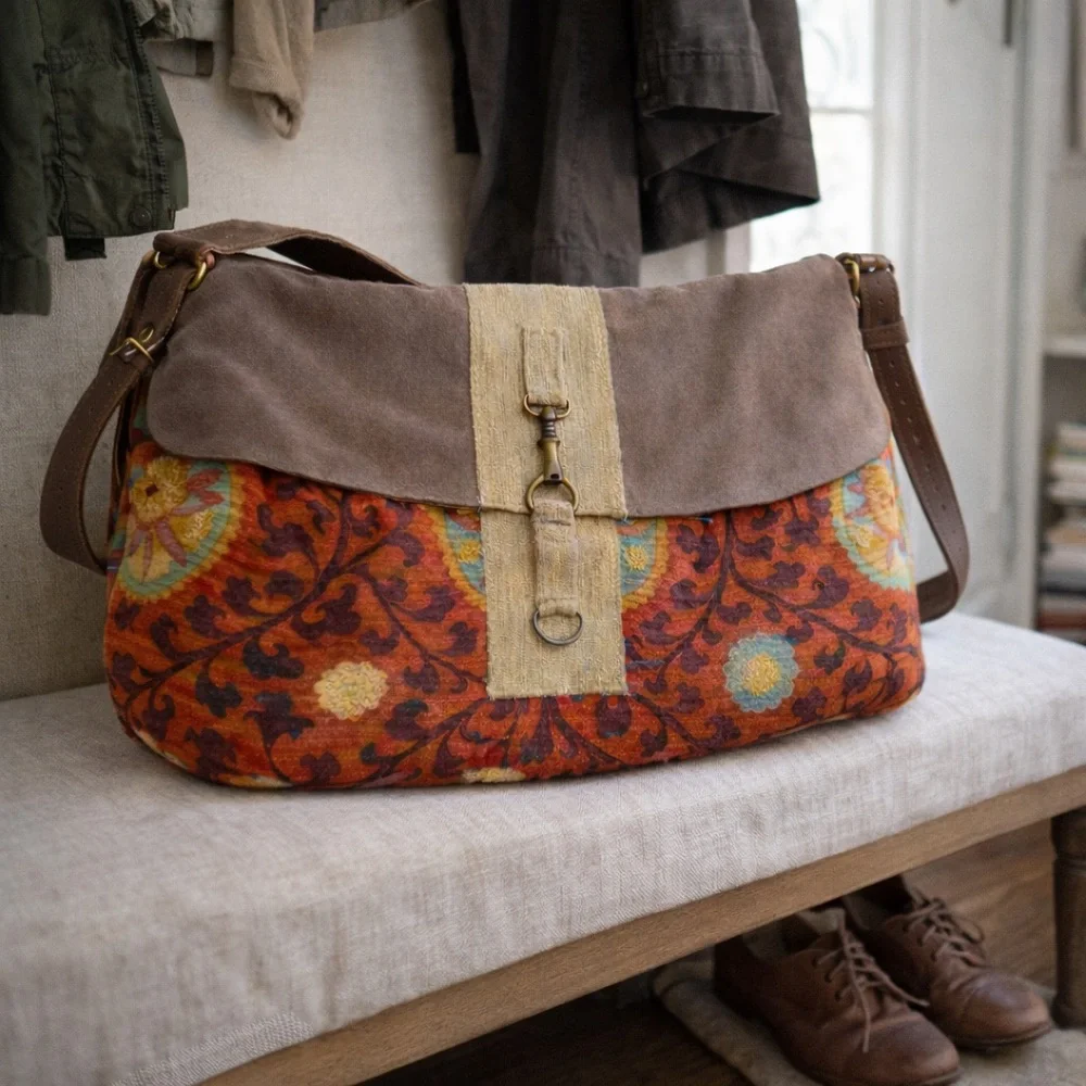 ONE OF A KIND Artisan Leather Large Laptop Weekender Bag | 22